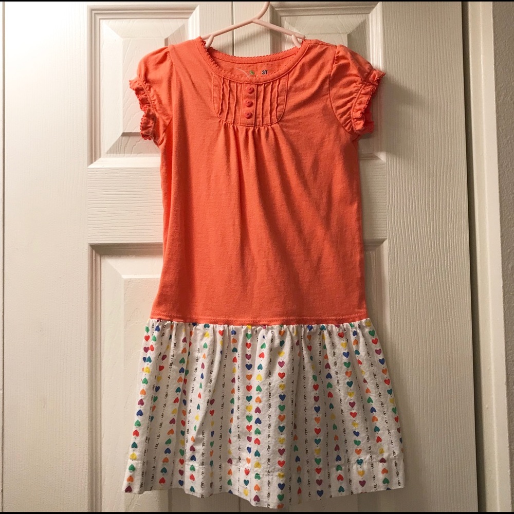 [3/4t] EUC Hearts Up-cycled Dress